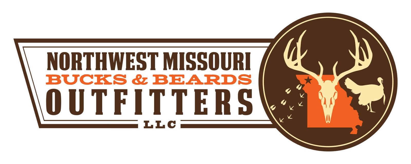 NW Missouri Bucks & Beards Outfitters Logo